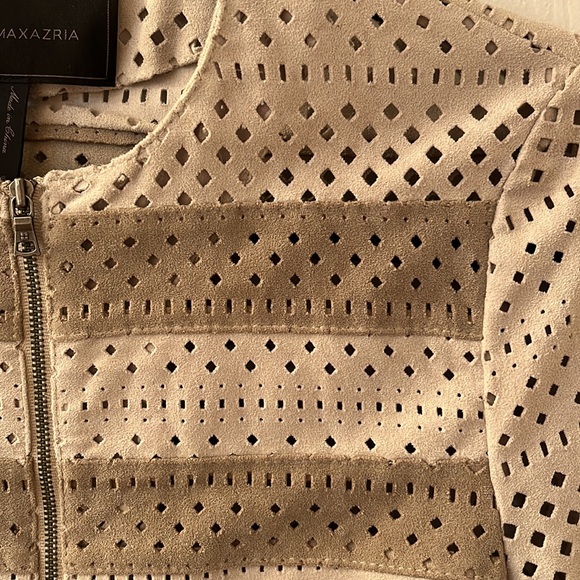 BCBGMaxAzria Cropped faux suede jacket - Picture 5 of 5